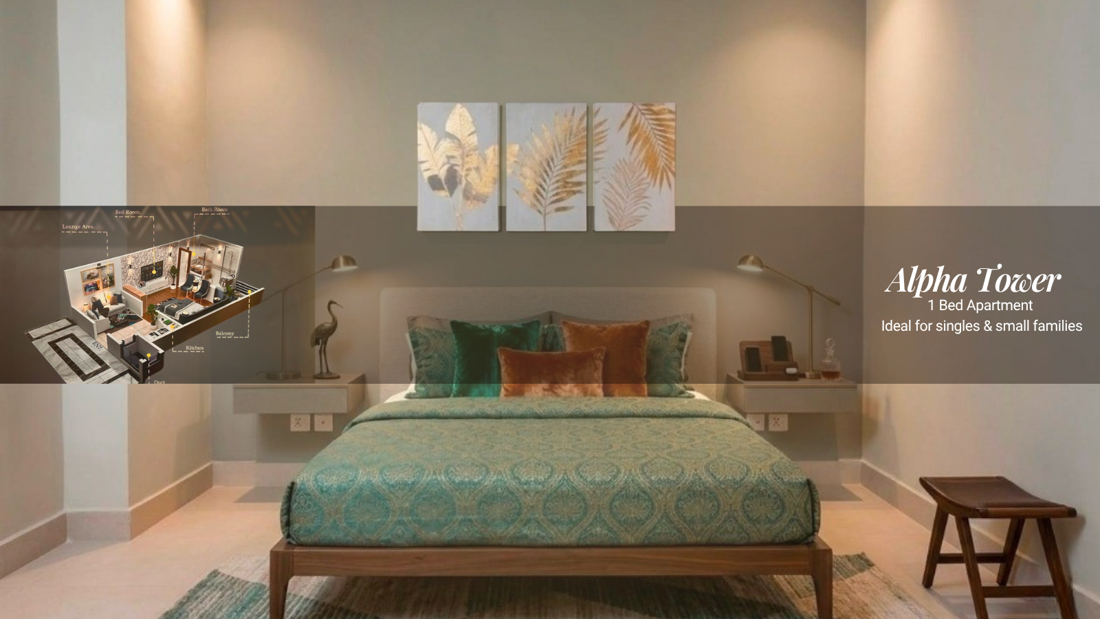 Alpha Tower 1 Bed Apartment